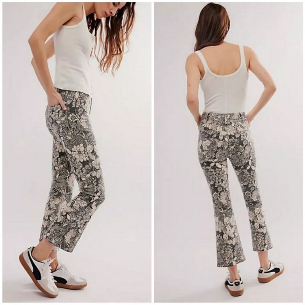 NEW MOTHER hustler ankle jeans in french fairy tale. Size 26